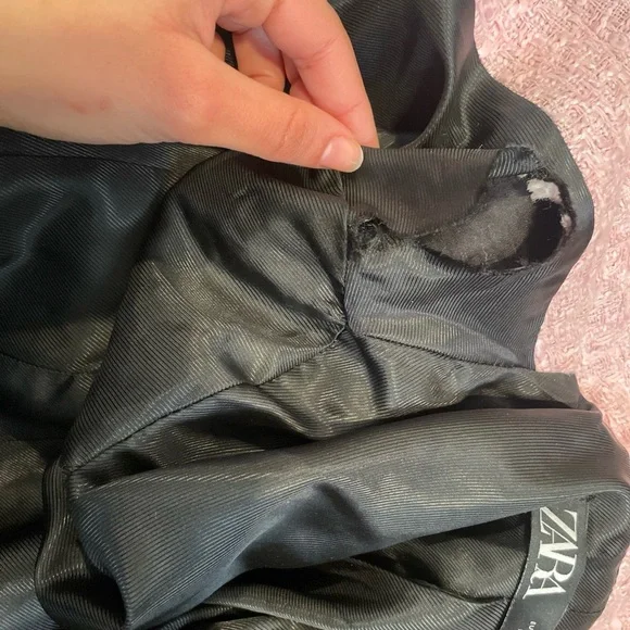 zara Pink and black tweed blazer size small - Picture 9 of 10